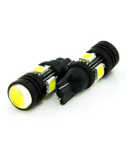 Автолампа LED T10 W5W 4SMD 12V біла (габарит/номер/салон)