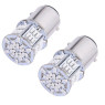 Світлодіодна автолампа P21W BA15s 12V 1156 54SMD 3014 50Lm ЧЕРВОНИЙ