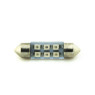 Автомобільна лампа підсвітки салону, номера  12V AC (C5W) 6SMD 3528 36мм СИНІЙ