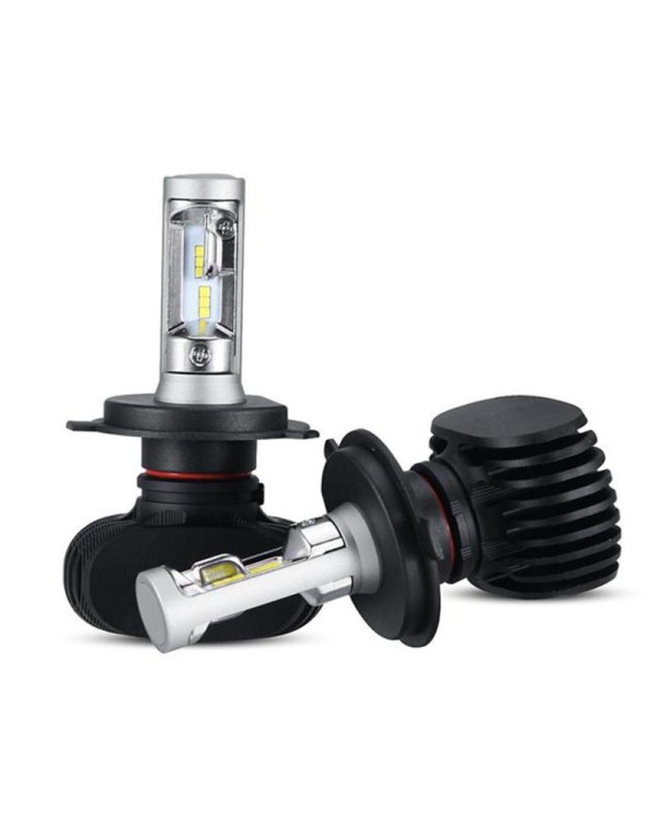 Автомобільна світлодіодна лампа S1 H4 Hi/Lo CSP LED NO COOLER 25W 3000 LM Автомобільна світлодіодна лампа S1 H4 Hi/Lo CSP LED NO COOLER 25W 3000 LM