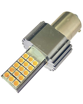 Світлодіодна автолампа 12V 1156 30SMD 3030 ОБМАНКА (зі зміщенням) ЖОВТИЙ Світлодіодна автолампа 12V 1156 30SMD 3030 ОБМАНКА (зі зміщенням) ЖОВТИЙ