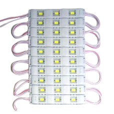 Світлодіодний модуль 3SMD 5630, 24V, білий, пластиковий корпус Світлодіодний модуль 3SMD 5630, 24V, білий, пластиковий корпус