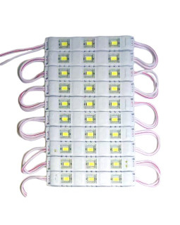Світлодіодний модуль 3SMD 5630, 24V, білий, пластиковий корпус