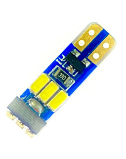 Світлодіодна автолампа панелі приладів 12 T5 9SMD 3014 БІЛА Світлодіодна автолампа панелі приладів 12 T5 9SMD 3014 БІЛА