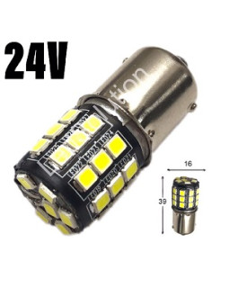 Світлодіодна автолампа 24V 1156 33SMD 2835 500Lm м'яка плата білий Світлодіодна автолампа 24V 1156 33SMD 2835 500Lm м'яка плата білий
