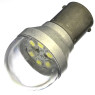 Світлодіодна автолампа P21W BA15s 12-24V 1156 6SMD 2835 3W драйвер UA ЧЕРВОНИЙ