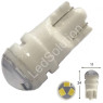 Автолампа LED T10 W5W 3SMD 2835 12V біла (габарит/номер/салон)