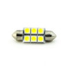 Автомобільна лампа підсвітки салону, номера 24V AC (C5W) 6SMD 5050 36мм 85Lm БІЛИЙ