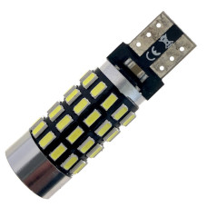 Автолампа LED T10 W5W 54SMD 3014 12V біла (габарит/номер/салон)