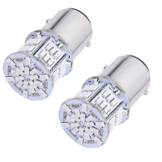 Світлодіодна автолампа P21/5W BAY15d 12V 1157 54SMD 3014 30/60Lm ЧЕРВОНИЙ