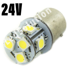 Світлодіодна автолампа P21W BA15s 24V 1156 8SMD 5050 110Lm БІЛИЙ Світлодіодна автолампа P21W BA15s 24V 1156 8SMD 5050 110Lm БІЛИЙ