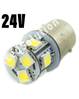 Світлодіодна автолампа P21W BA15s 24V 1156 8SMD 5050 110Lm БІЛИЙ Світлодіодна автолампа P21W BA15s 24V 1156 8SMD 5050 110Lm БІЛИЙ
