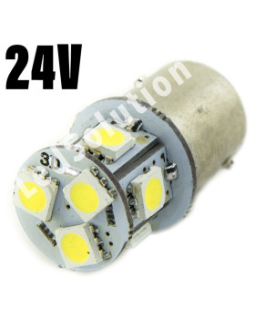 Світлодіодна автолампа P21W BA15s 24V 1156 8SMD 5050 110Lm БІЛИЙ Світлодіодна автолампа P21W BA15s 24V 1156 8SMD 5050 110Lm БІЛИЙ