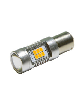 Світлодіодна автолампа PY21W BAU15s 12V 1156 21SMD 2835 (зі зміщенням) ЖОВТИЙ Світлодіодна автолампа PY21W BAU15s 12V 1156 21SMD 2835 (зі зміщенням) ЖОВТИЙ