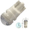 Автолампа LED T10 W5W 3SMD 2835 12V зелена (габарит/номер/салон)