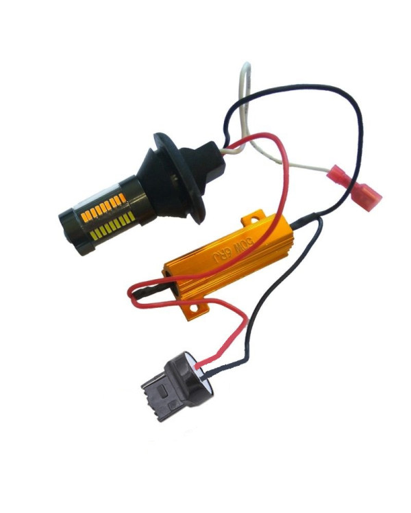 12 DRL + TURN (WHITE+YELLOW) Гумовий набір CHUCK SET патрон 7440 (W21W) 12 DRL + TURN (WHITE+YELLOW) Гумовий набір CHUCK SET патрон 7440 (W21W)
