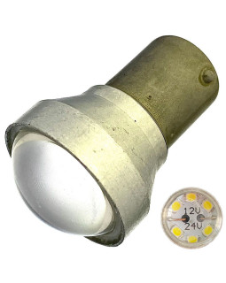 Світлодіодна автолампа P21W BA15s 12-24V 1156 6SMD 3030 3W драйвер лінза UA 700Lm БІЛИЙ Світлодіодна автолампа P21W BA15s 12-24V 1156 6SMD 3030 3W драйвер лінза UA 700Lm БІЛИЙ