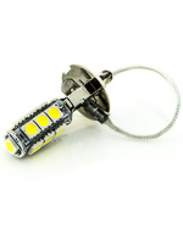 Автолампа H3 13 SMD 5050 LED 24V біла – світлодіодна протитуманна лампа Автолампа H3 13 SMD 5050 LED 24V біла – світлодіодна протитуманна лампа