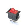 Перемикач 2PIN 10x15 RED