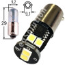 Автомобільна лампа підсвітки габаритів 12V T4W (BA9s) 3SMD 7020 120Lm БІЛИЙ