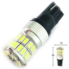Автолампа LED T10 W5W 36SMD 3014 12V біла (габарит/номер/салон) Автолампа LED T10 W5W 36SMD 3014 12V біла (габарит/номер/салон)