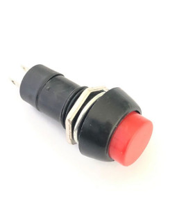 Button with lock 12mm (PBS-11A) RED