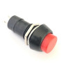 Button with lock 12mm (PBS-11A) RED