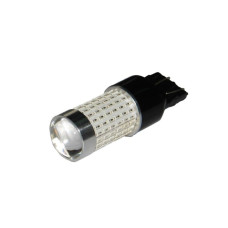Світлодіодна автолампа W21W W3x16d 12V 7440 144SMD 3014 Червона лінза