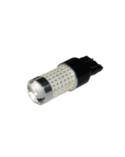 Світлодіодна автолампа W21W W3x16d 12V 7440 144SMD 3014 Червона лінза Світлодіодна автолампа W21W W3x16d 12V 7440 144SMD 3014 Червона лінза