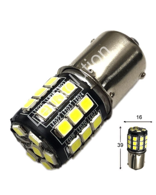 Світлодіодна автолампа 12V 1156 33SMD 2835 500Lm м'яка плата БІЛИЙ Світлодіодна автолампа 12V 1156 33SMD 2835 500Lm м'яка плата БІЛИЙ