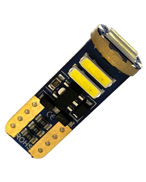 Автолампа LED T10 W5W 6SMD 12V біла (габарит/номер/салон)