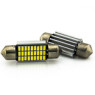 Автомобільна лампа підсвітки салону, номера 12V AC (C5W) 27SMD 3014 36мм обманка 270Lm БІЛИЙ