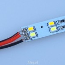 12V Смуга алюм. 2835 144smd (resistor 390) 10 mm duo color 6000K-3000К