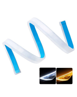 12 Slim Flexible DRL+TURN 30сm (набір) WHITE+YELLOW 12 Slim Flexible DRL+TURN 30сm (набір) WHITE+YELLOW