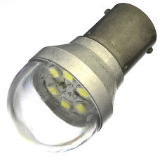 Світлодіодна автолампа P21W BA15s 12-24V 1156 6SMD 3030 3W драйвер UA 750Lm БІЛИЙ