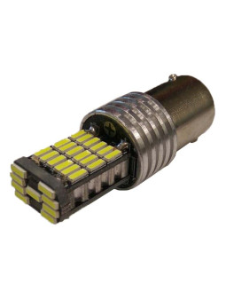 Світлодіодна автолампа 12V 1156 45SMD драйвер обманка 650Lm БІЛИЙ Світлодіодна автолампа 12V 1156 45SMD драйвер обманка 650Lm БІЛИЙ