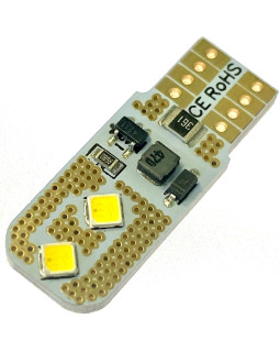 Автолампа LED T10 W5W 4SMD 3030 12V біла (габарит/номер/салон)