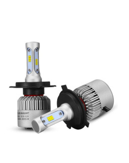 Автомобільна світлодіодна лампа S2 H4 Hi/Lo CSP LED TURBO 36 W 8000 LM