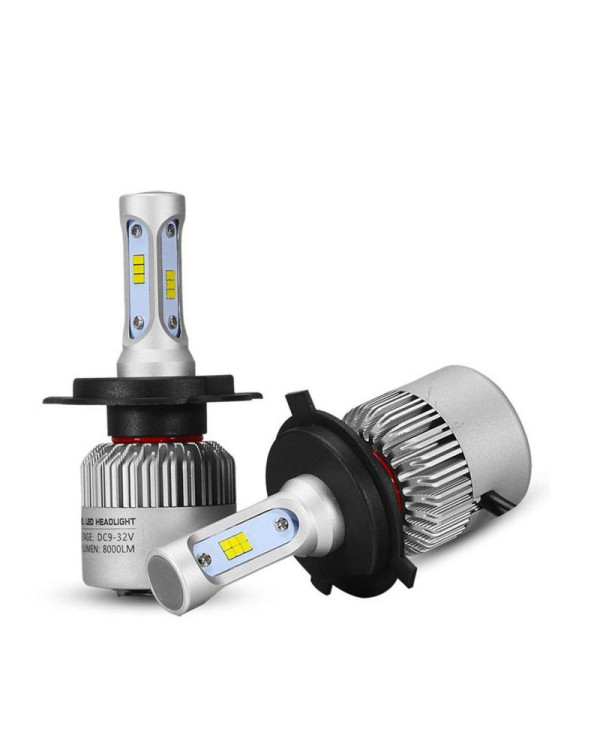 Автомобільна світлодіодна лампа S2 H4 Hi/Lo CSP LED TURBO 36 W 8000 LM Автомобільна світлодіодна лампа S2 H4 Hi/Lo CSP LED TURBO 36 W 8000 LM