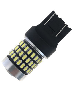 Світлодіодна автолампа W21/5W W3x16q 12V 7443 78SMD 3014 лінза 260/560Lm БІЛИЙ Світлодіодна автолампа W21/5W W3x16q 12V 7443 78SMD 3014 лінза 260/560Lm БІЛИЙ