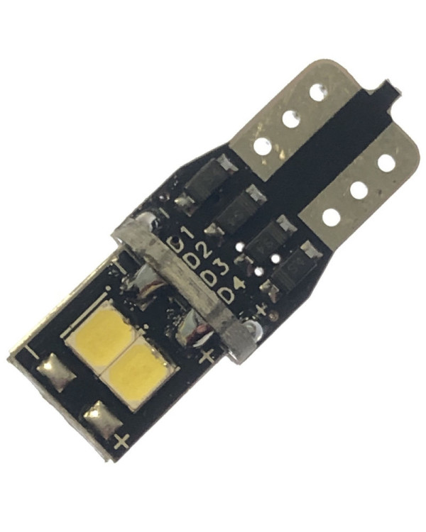 Автолампа LED T10 W5W 4SMD 2835 12V біла (габарит/номер/салон) Автолампа LED T10 W5W 4SMD 2835 12V біла (габарит/номер/салон)