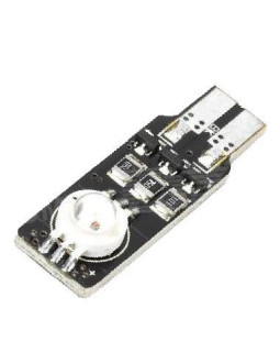 12V T10 (W5W) 2W мультицвет флеш RGB