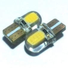 Автолампа LED T10 W5W 12V жовта (габарит/номер/салон)