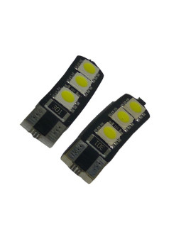 Автолампа LED T10 W5W 6SMD 5050 12V біла (габарит/номер/салон) Автолампа LED T10 W5W 6SMD 5050 12V біла (габарит/номер/салон)