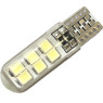 Автолампа LED T10 W5W 12SMD 2835 12V біла (габарит/номер/салон)