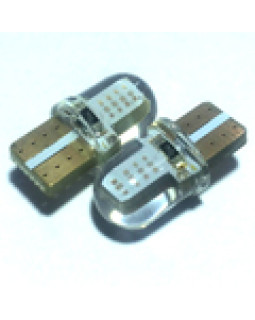 Автолампа LED T10 W5W 12V червона (габарит/номер/салон)
