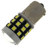 Світлодіодна автолампа 24V 1156 33SMD 2835 500Lm м'яка плата ЛІНЗА БІЛИЙ