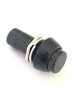 Кнопка з фіксацією 12mm (PBS-11A) BLACK