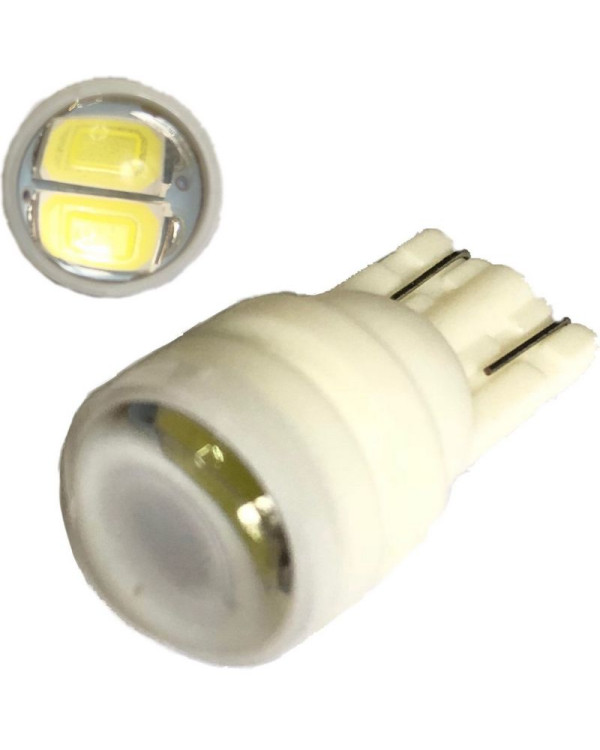 Автолампа LED T10 W5W 2SMD 5630 24V біла (габарит/номер/салон) Автолампа LED T10 W5W 2SMD 5630 24V біла (габарит/номер/салон)
