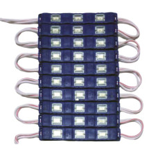 Світлодіодний модуль 5630 SMD 3 LED, 24V, синій, пластиковий корпус